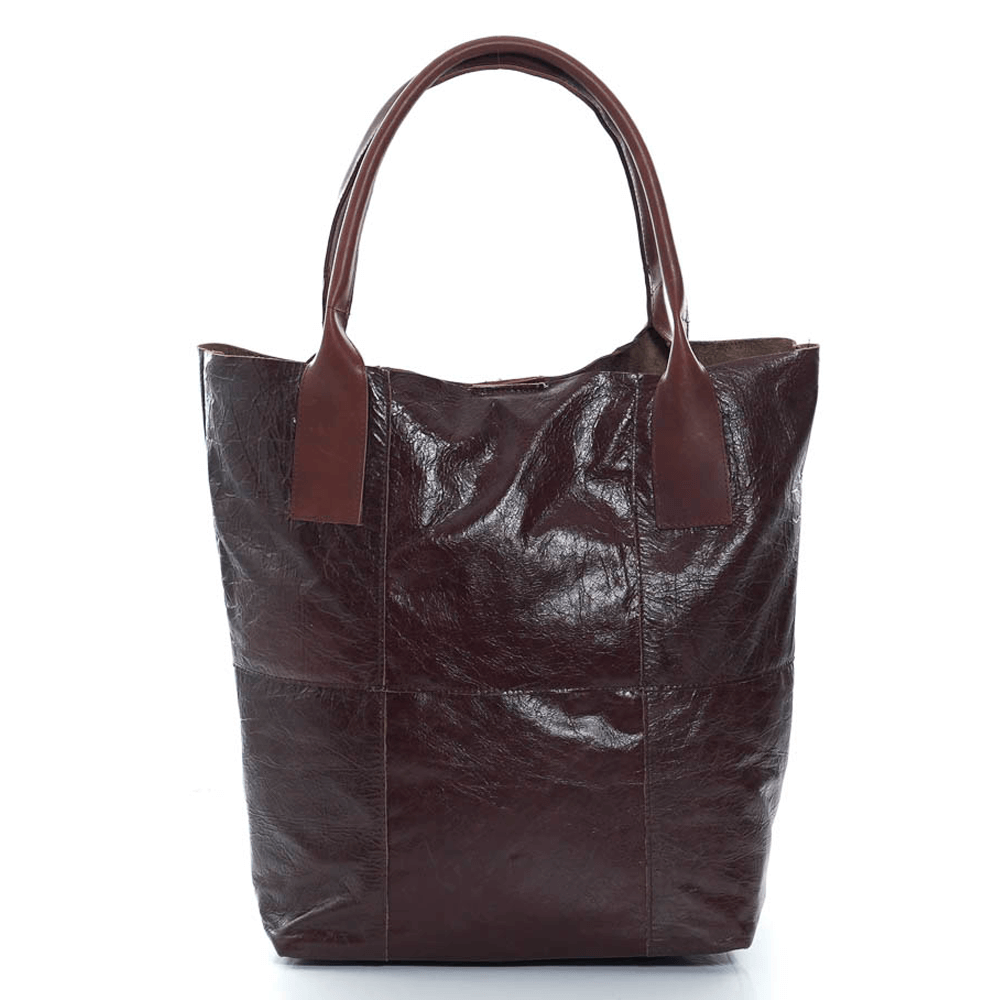 Дамска чанта от естествена кожа модел Linda brown k
